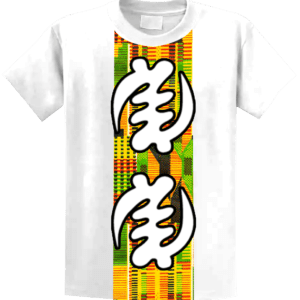 Adinkra and Kente inspired T-shirt