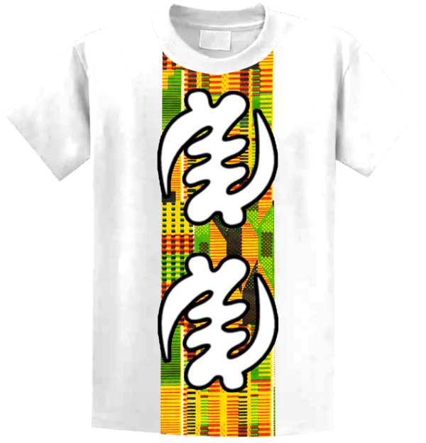 Adinkra and Kente inspired T-shirt